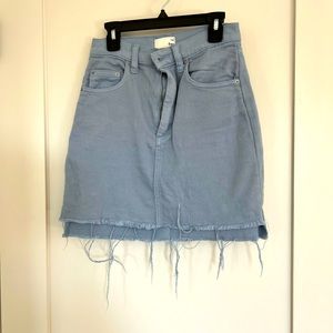 Wilfred blue jean mini skirt